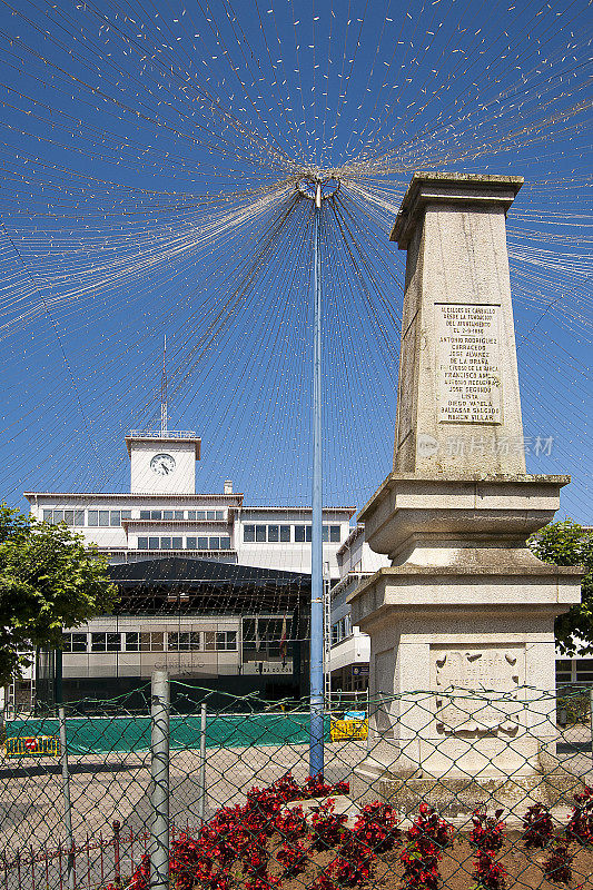 Town Hall in Carballo, A Coruña province, Galicia, Spain.